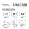 Vozol Gear 7000 Disposable Aloe Grape